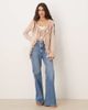 Glamorous Glamorous waterfall cardigan in beige-Neutral - 4