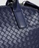 Glamorous Glamorous woven bowler bag in dark navy-Green - 3