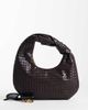 Glamorous Glamorous woven knot shoulder bag in dark brown - 2