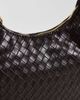 Glamorous Glamorous woven knot shoulder bag in dark brown - 3