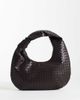 Glamorous Glamorous woven knot shoulder bag in dark brown - 4