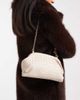 Glamorous Glamorous woven pillow clutch purse in stone-Neutral - 3