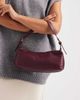 Glamorous Glamorous woven slouchy shoulder bag in wine burgundy-Red - 1