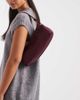 Glamorous Glamorous woven slouchy shoulder bag in wine burgundy-Red - 2