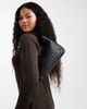 Glamorous Glamorous woven top handle bag in black - 2
