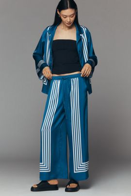 Glamorous Plus Satin Trousers Pants