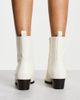 Glamorous Wide Fit Glamorous Wide Fit ankle western boots in off white - 2