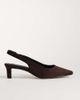 Glamorous Wide Fit Glamorous Wide Fit ballet flats in brown faux suede - 1