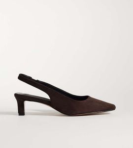 Glamorous Wide Fit Glamorous Wide Fit ballet flats in brown faux suede
