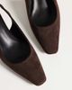 Glamorous Wide Fit Glamorous Wide Fit ballet flats in brown faux suede - 3