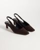 Glamorous Wide Fit Glamorous Wide Fit ballet flats in brown faux suede - 4