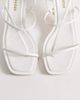 Glamorous Wide Fit Glamorous Wide Fit barely there heeled sandals with in white - 2