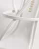 Glamorous Wide Fit Glamorous Wide Fit barely there heeled sandals with in white - 3