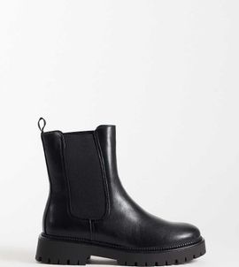 Glamorous Wide Fit Glamorous Wide Fit chunky ankle boots in black