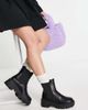 Glamorous Wide Fit Glamorous Wide Fit chunky chelsea boots in black - 2
