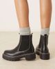 Glamorous Wide Fit Glamorous Wide Fit chunky low ankle boots in black - 1