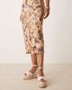 Glamorous Wide Fit Glamorous Wide Fit espadrilles platform heeled sandals in beige crochet-Neutral - 4