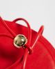 Glamorous Wide Fit Glamorous Wide Fit flat sandals with gold detail in red - 3