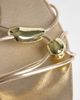 Glamorous Wide Fit Glamorous Wide Fit flat sandals with gold detailing in gold-Red - 3