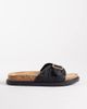 Glamorous Wide Fit Glamorous Wide Fit flat woven sandals in black - 1