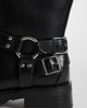 Glamorous Wide Fit Glamorous Wide Fit mid ankle moto boots in black - 3