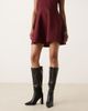 Glamorous Wide Fit Glamorous Wide Fit pointed knee boots in black - 3