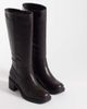 Glamorous Wide Fit Glamorous Wide Fit pull on knee boots in brown - 2