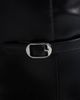 Glamorous Wide Fit Glamorous Wide Fit riding knee boots with buckle in black - 3