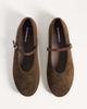 Glamorous Wide Fit Glamorous Wide Fit slingback kitten heel shoes in brown suedette - 3