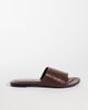 Glamorous Wide Fit Glamorous Wide Fit slip on sandals in chocolate-Brown - 2