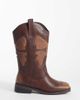 Glamorous Wide Fit Glamorous Wide Fit square toe western knee boots in brown - 1