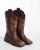 Glamorous Wide Fit Glamorous Wide Fit square toe western knee boots in brown - 2