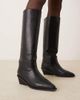 Glamorous Wide Fit Glamorous Wide Fit western knee boots in black - 2