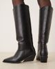 Glamorous Wide Fit Glamorous Wide Fit western knee boots in black - 3