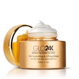 GLO24K UNLEASH THE POWER OF GOLD GLO24K UNLEASH THE POWER OF GOLD 24k Hydrating & Lifting Mask