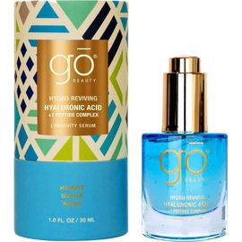Go Beauty Go Beauty HYDRO REVIVING - 3 Form of Hyaluronic Acid + 7 Peptides Complex, Day Serum 1oz