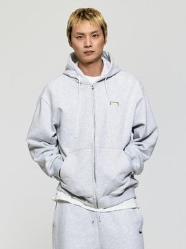 GOALSTUDIO Cotton Polyester Regular Fit Hoodie [Melange Grey]