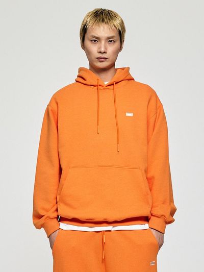 GOALSTUDIO Cotton Polyester Regular Fit Hoodie [Orange]