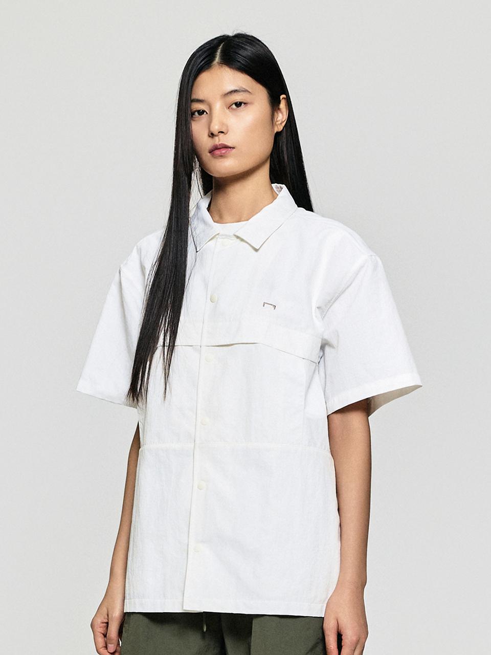 GOALSTUDIO Ripstop Air Through Loose Fit Shirt [Beige]