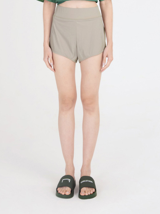 GOALSTUDIO Signature Women Air Through Shorts - Beige
