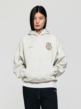 GOALSTUDIO Vintage Artwork Loose Fit Hoodie [Light Brown]