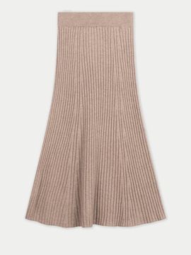 Gobi Cashmere Gobi Cashmere Calf-Length Cashmere Knit Skirt