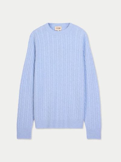 Gobi Cashmere Gobi Cashmere Cashmere Cable-Knit Sweater