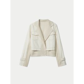 Gobi Cashmere Gobi Cashmere Cashmere Knit and Sew Cropped Jacket
