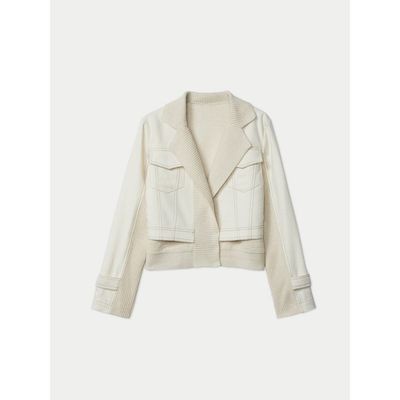 Gobi Cashmere Gobi Cashmere Cashmere Knit and Sew Cropped Jacket