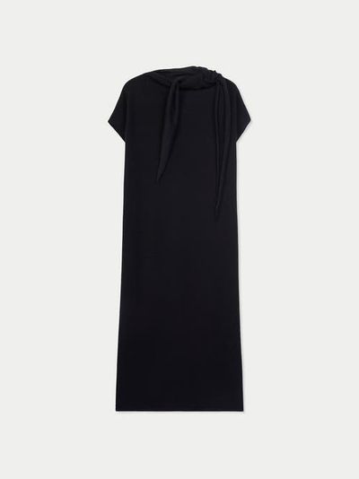 Gobi Cashmere Gobi Cashmere Cashmere Tie-Neck Dress