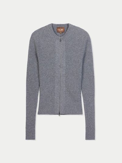 Gobi Cashmere Gobi Cashmere Cashmere Two-Way Zip Cardigan