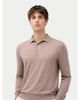 Gobi Cashmere Gobi Cashmere Men Classic Polo Shirt with Long Sleeve - 1