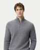 Gobi Cashmere Gobi Cashmere Men's Cashmere Waffle Knit Half-Zip Sweater - 2