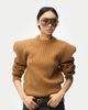 Gobi Cashmere Gobi Cashmere Sculpted-Shoulder Cashmere Sweater - 3